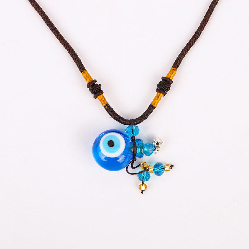 &quot;Lucky Eyes&quot; Diffuser Necklace | Fend off Evil | Diffusing Oils on the go | Unique Gift