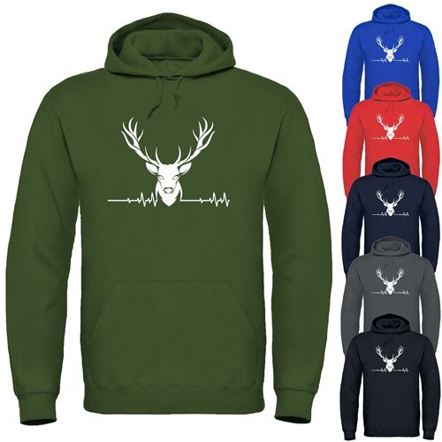 &quot;Stag ECG&quot; Hoodie