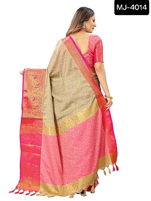 Indian cotton silk saree