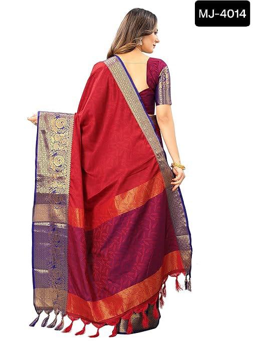 Indian cotton silk saree