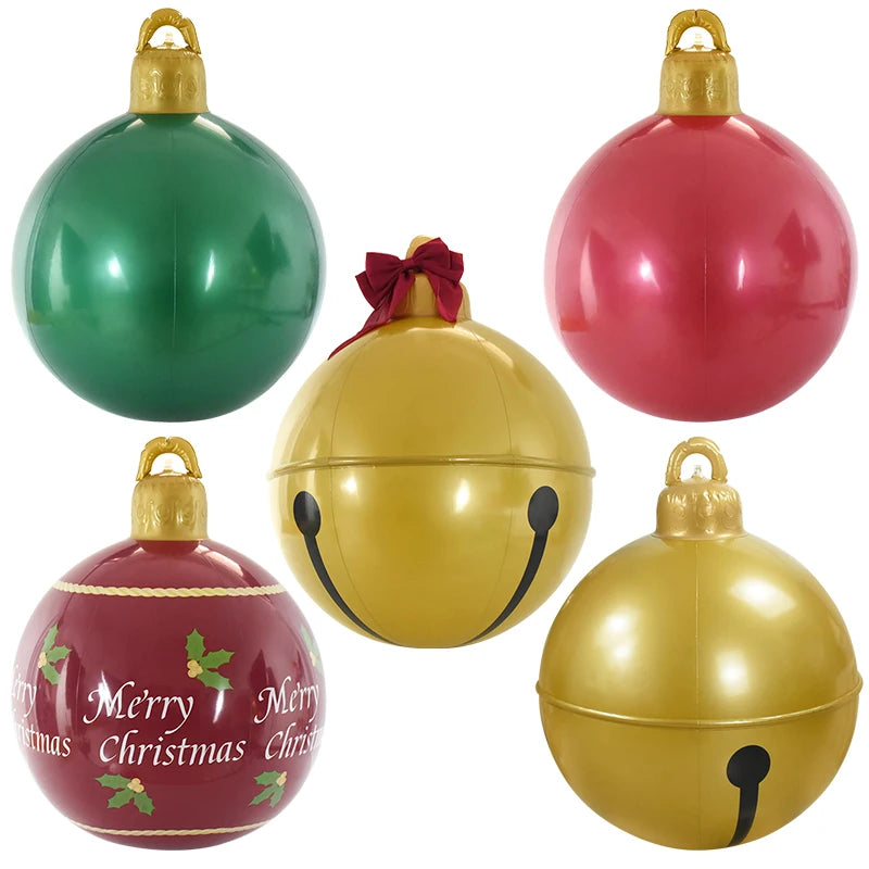 6pcs/box Christmas White Plastic Ball Christmas Tree Decoration