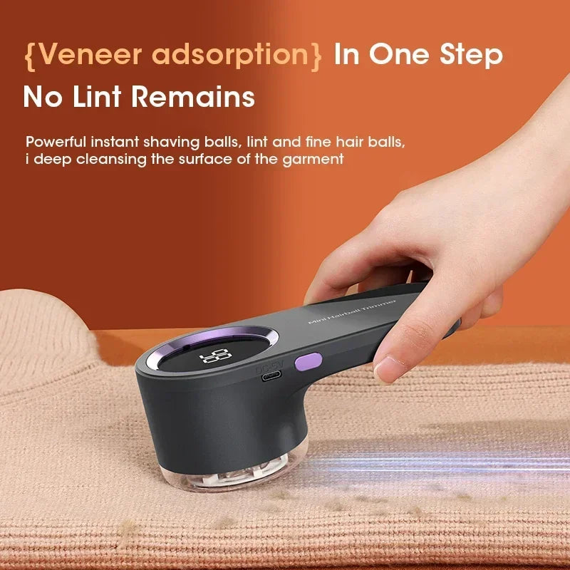 Xiaomi Youpin Electric Lint Remover – USB Fabric Shaver with LED Display