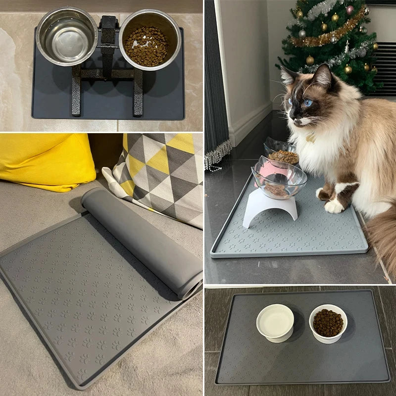 Silicone Pet Food and Water Mat