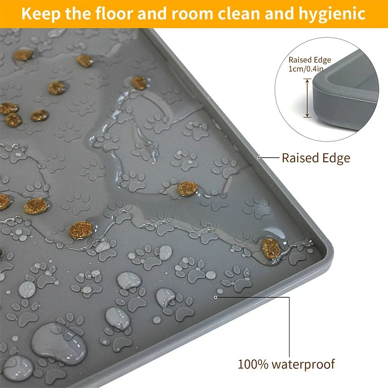 Silicone Pet Food and Water Mat