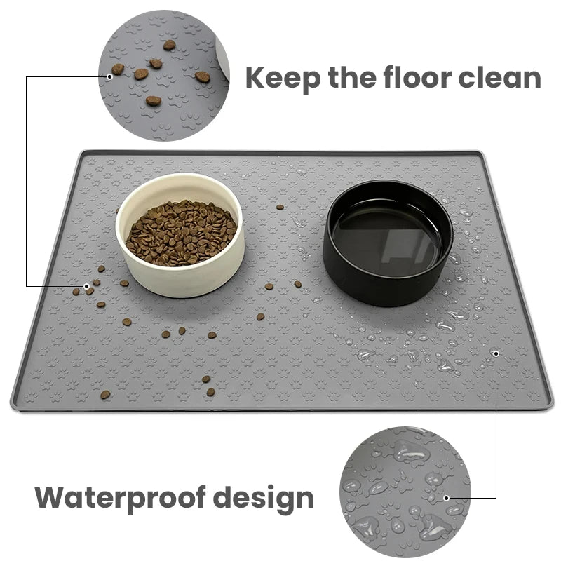 Silicone Pet Food and Water Mat